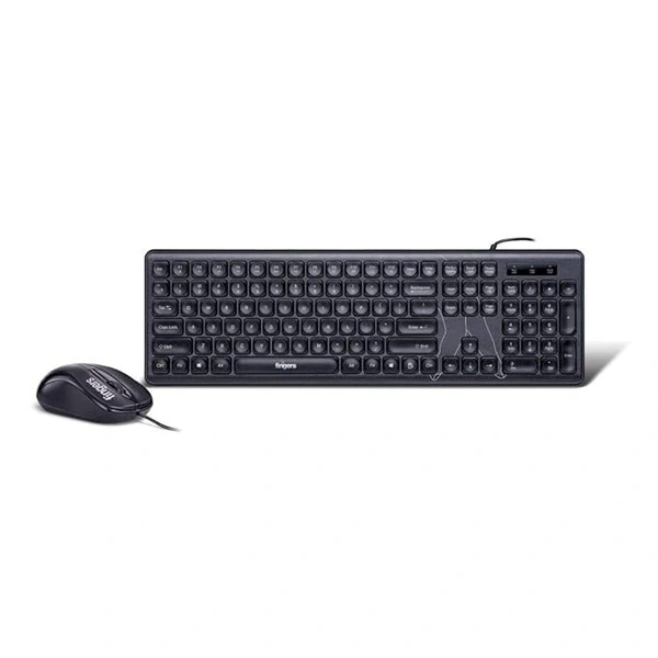 COMBO- WIRED- FINGERS Velvet C4 Wired Slim Keyboard and Mouse Set