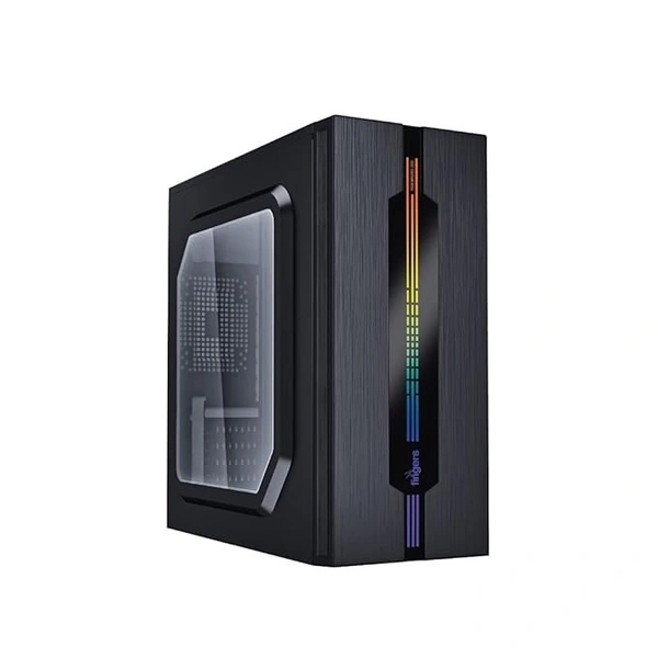 CABINET- RGB- Fingers RGB-Bruno (SG) Computer Case (with Side Transparent Glass | Full ATX PC Cabinet with ARGB LEDs)