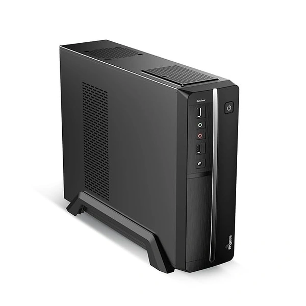 CABINET- REGULAR- FINGERS BabyTower Micro-ATX PC Case (Super Compact | Cabinet Base Stand Included | USB 3.0, USB 2.0, HD Audio, Mic | High-Performance SMPS bundled (BIS Certified))