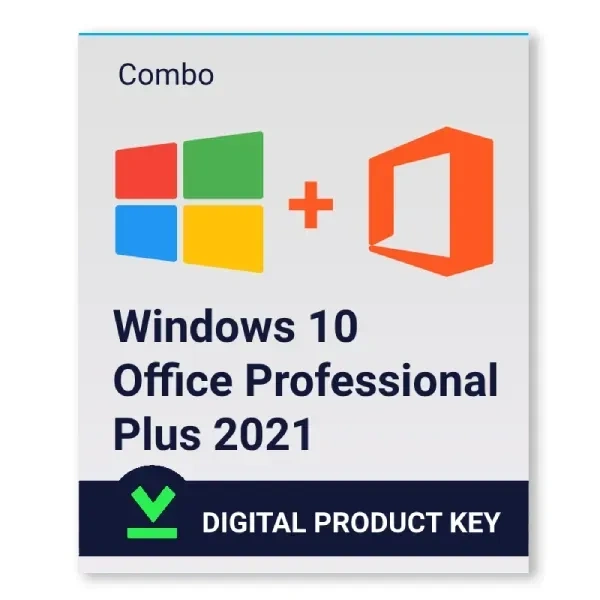 COMBO OFFER- Combo: Windows 10 Professional + Office 2021 Professional plus