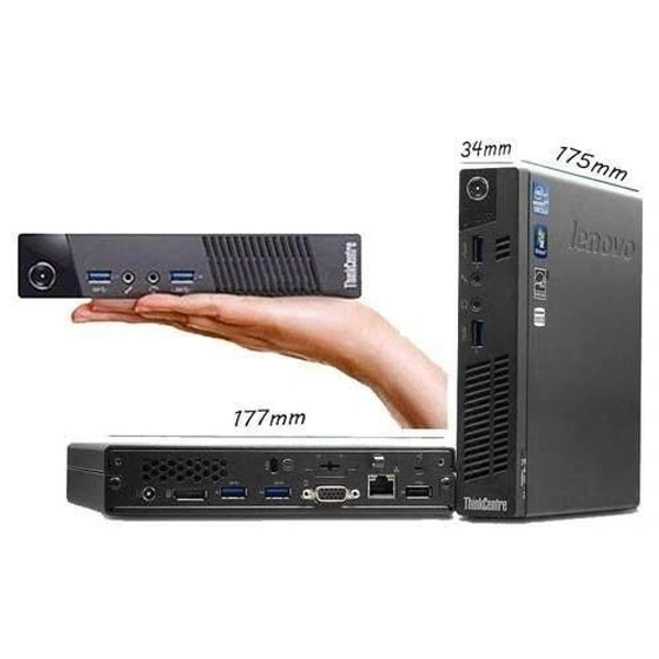 CORE I7- 4TH GEN- TINY- Lenovo Thinkcentre M73/ E73- Intel Core i7- 4th Gen/ 4GB RAM/ 500 GB Storage/ DP Port/ VGA Port/ Slim/USB 3.0 / USB Port/ Windows 10 Pro Desktop- 1 Year Warrenty