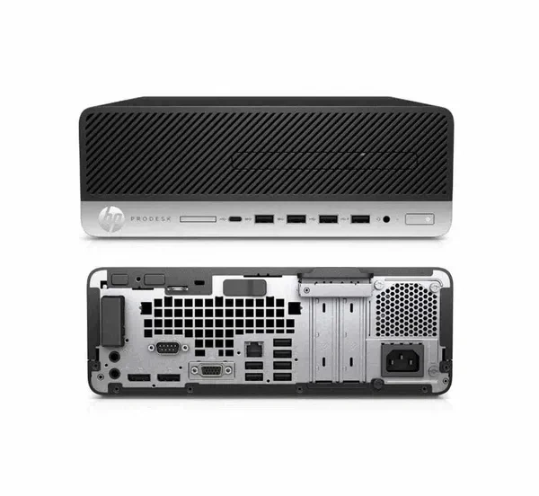 CORE I7- 8TH GEN- HP ProDesk 600 G4/ 800 G4/ 400 G4- SFF Home and Business Desktop Black (Intel i7-8500 6-Core, 4 GB RAM, 500 GB HDD , Intel UHD 630, 2xUSB 3.1, 2 Display Port (DP), Optical Drive, Win 10 Pro) (Renewed)- 1 Year Warrnety