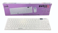 COMBO- WIRELESS- ZEBION G1600 Wireless Keyboard Mouse Combo with Nano Receiver, Slim,Elegant and Ergonomic chiclet Design, Tested with Over 15 Million keystrokes and clicks,1000 DPI,Durable Body (Black)