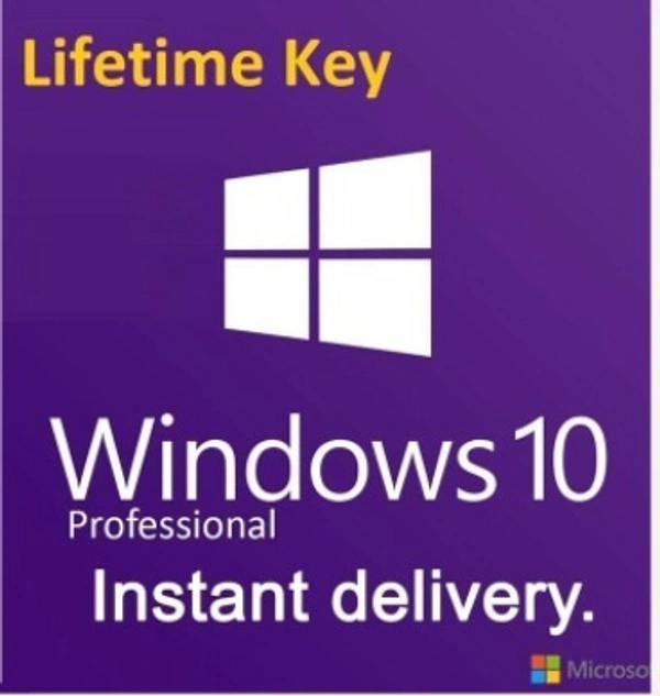 WINDOWS- Windows 10 Pro(32bit/64bit) Lifetime Validity
