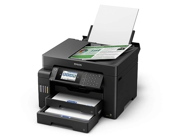 TANK SYSTEM- Epson EcoTank L15150 Print, Scan, Copy, Fax, ADF, Auto Duplex,WiFi,Network A3 Printer, Black, Medium