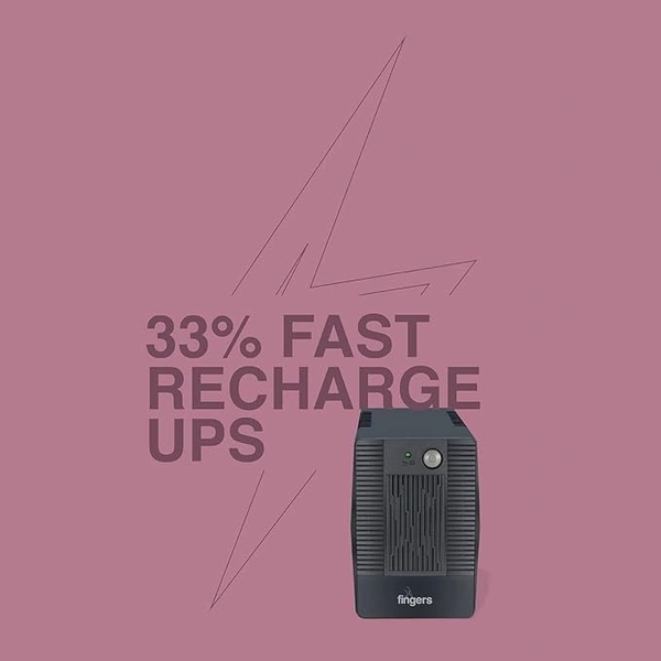 UPS- REGULAR- FINGERS FR-630 Fast-Recharge Power Supply UPS (600 VA / 360 W)