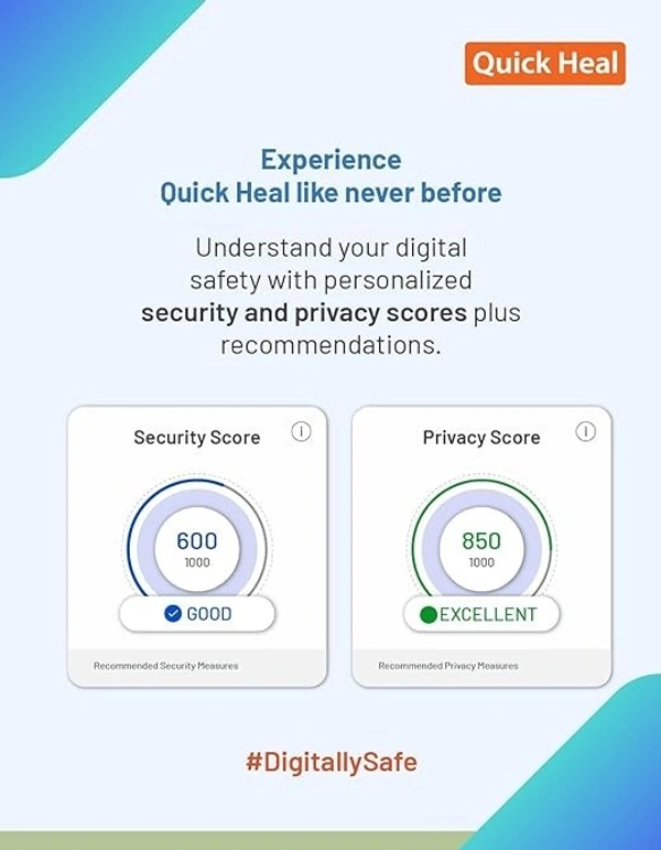 ANTIVIRUS- MULTIUSER- 1 YEAR- 3PC- Quick Heal | Total Security Latest Version | 3 Users | 1 Year