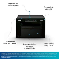 LASERJET- Canon MF3010 Digital Multifunction Laser Printer, Black, Standard