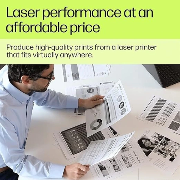 LASERJET- HP Laser MFP 1188Fnw, Wireless, Print, Copy, Scan, Fax, Monochrome Laser Printers, 40-Sheet Adf, Hi-Speed USB 2.0, Ethernet, Up to 21 Ppm, 150-Sheet Input Tray, 100-Sheet Output Tray, Black and White
