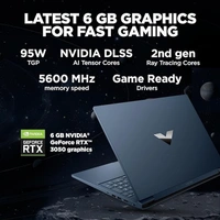RYZEN- GAMING- HP Victus Windows 11 Home Gaming Laptop,Amd Ryzen 7 7840Hs Ai Powered,6Gb Rtx 3050 Gpu,16.1-Inch (40.9 Cm),95W Tgp,Fhd,IPS,144Hz,16Gb Ddr5,1Tb Ssd,Rgb Backlit Kb,B&O (Mso,Blue,2.29 Kg),S0089Ax