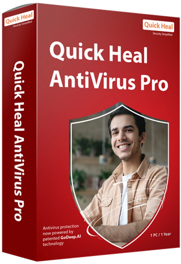 ANTIVIRUS- 1YEAR- 1PC-  Click to open expanded view Quick Heal | Antivirus Pro | 1 user | 1 Year | AI Based Device Security for Laptop | Email and Browsing Protection (Email Delivery in 1 Hour- No CD)