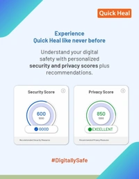 ANTIVIRUS- MULTIUSER- 1YEAR- 5PC- Quick Heal Antivirus Pro Latest Version - 5 PCs, 1 Years | AI Based Device Security for Laptop | Email and Browsing Protection