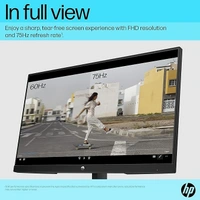 SIZE- 24"- HP V24V G5 Fhd LED Monitor,23.8 Inch(60.5Cm) Fhd LED Monitor Anti-Glare,Low Blue Light 3-Sided Micro-Edge Tuv Certified LED Monitor,75Hz,AMD Free Sync with 1Xvga,1Xhdmi 1.4 Ports,250 Nits(Black)