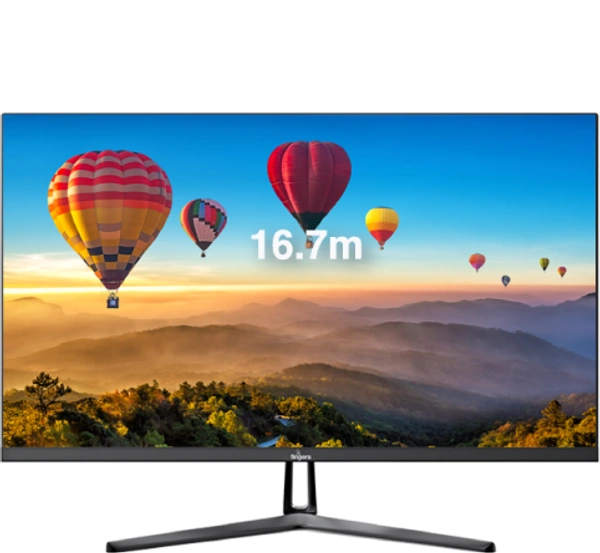 SIZE- 27" - FINGERS Satin-2722 LED Monitor (27 Screen Size, 1920 x 1080 IPS FHD Resolution, Low Power Consumption, Anti-Glare Screen Display, HD Interface + VGA + Audio Out Connectivity)