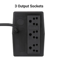 UPS- REGULAR- ZEBRONICS Zeb-U725 600VA UPS for Desktop/PC/Computers (not for Routers) with Automatic Voltage Regulation, Black