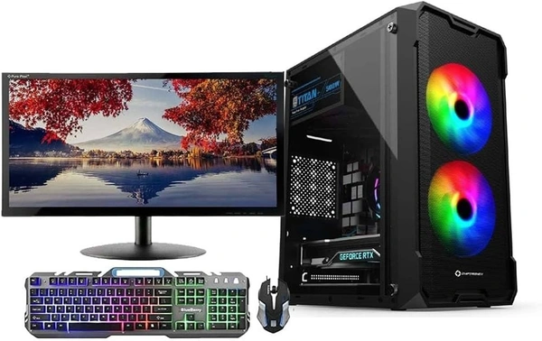 NEW PC SET OFFER-6 - INTEL CORE I5- PC SET With 22" LED HD Monitor +  16 GB Ram + 512 GB SSD + GAMING CABINET WITH RGB LED +RGB Gaming Multimedia USB Keyboard & Mouse@ 24999 Only ( Limited