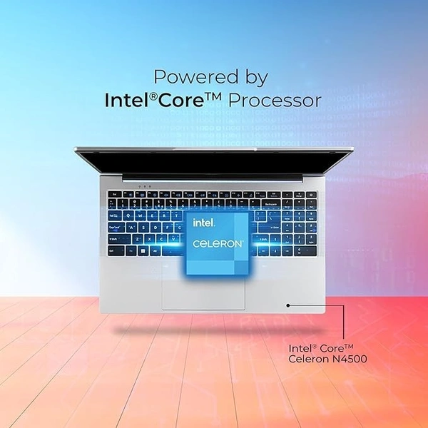 CELERON- Acer Aspire 3 Laptop Intel Core Celeron N4500 Processor Laptop (8 GB LPDDR4X SDRAM/512 GB SSD/Win11 Home/38 WHR/HD Webcam) A325-45 with 39.63 cm (15.6") HD Display, Pure Silver, 1.5 KG