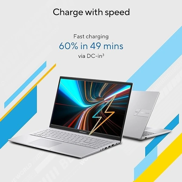 CORE I5- 12TH GEN- 	"Intel i5-1235U/ 8GB DDR4/ 512GB SSD/ 15.6"" FHD (1920 x 1080)/ Cool Silver / Backlit KB/ Win 11 Home/ MS Office/ Backpack "--ASUS Vivobook 15 X1504ZA-NJ522WS