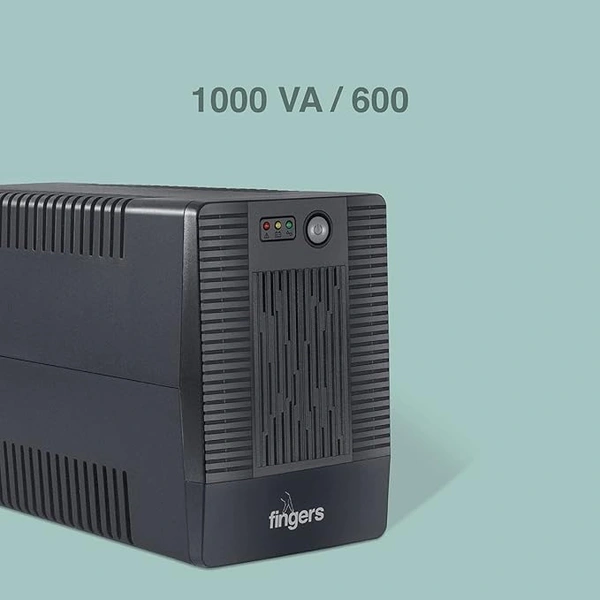 UPS- ADVANCED- FINGERS Fast-Recharge FR-1097-4S Power Supply UPS (1000 VA / 600 W)
