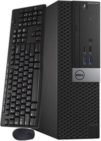CORE I5- 6TH GEN- (Refurbished) Dell Intel 6th- Gen Core i5 Desktop (4 GB RAM/ 500 GB HDD/Windows 10 Pro/MS Office/Intel Integrated Graphics,Black)  DELL Optiplex 5040- 1 Year Warrenty