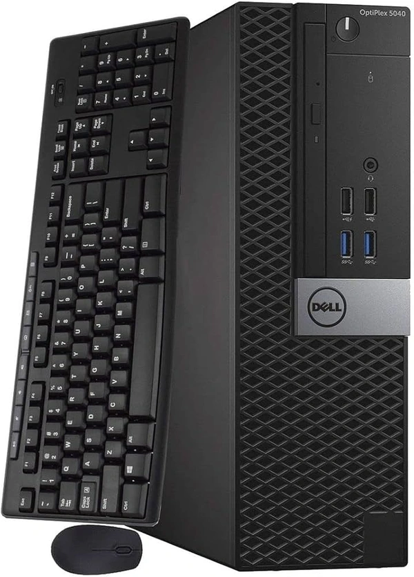 CORE I5- 6TH GEN- (Refurbished) Dell Intel 6th- Gen Core i5 Desktop (4 GB RAM/ 500 GB HDD/Windows 10 Pro/MS Office/Intel Integrated Graphics,Black)  DELL Optiplex 5040- 1 Year Warrenty