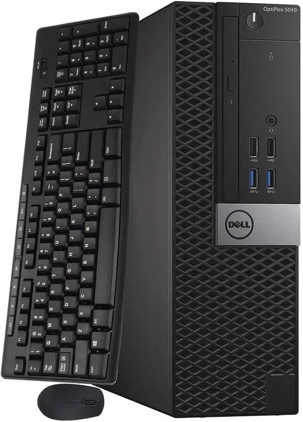 CORE I5- 6TH GEN- Branded Set-  (Refurbished) Dell Intel 6th- Gen Core i5 Desktop (4 GB RAM/ 500 GB HDD/ Dell LED 19" Monitor/ Dell USB Keyboard &Mouse/ Windows 10 Pro/MS Office/Intel Integrated Graphics,Black) DELL Optiplex 5040- 1 Year Warrenty
