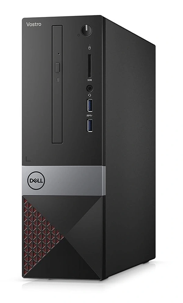 CORE I5- 8TH GEN- Dell Vostro 3470 SFF Home and Business Desktop Black (Intel i5-8500 6-Core, 4 GB RAM, 500 GB HDD , Intel UHD 630, 2xUSB 3.1, 2 Display Port (DP), Optical Drive, Win 10 Pro) (Renewed)- 1 Year Warrnety