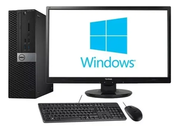 CORE I5- 6TH GEN- Branded Set-  (Refurbished) Dell Intel 6th- Gen Core i5 Desktop (4 GB RAM/ 500 GB HDD/ Dell LED 19" Monitor/ Dell USB Keyboard &Mouse/ Windows 10 Pro/MS Office/Intel Integrated Graphics,Black) DELL Optiplex 5040- 1 Year Warrenty