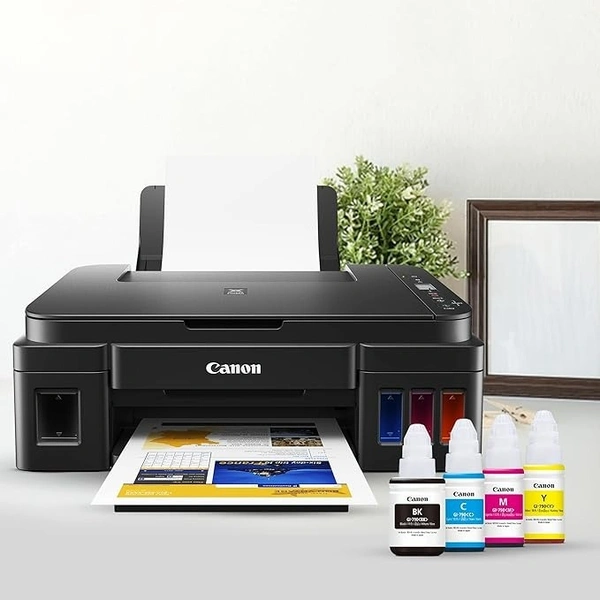 TANK SYSTEM- Canon PIXMA MegaTank G2010 All-in-One Ink Tank Colour Printer (Black)