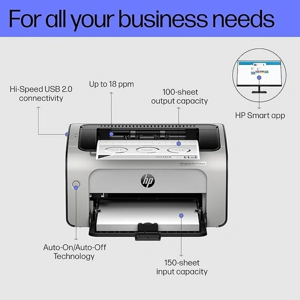 LASERJET- HP Laserjet Pro P1108 Plus Single Function Monochrome Laser Printer