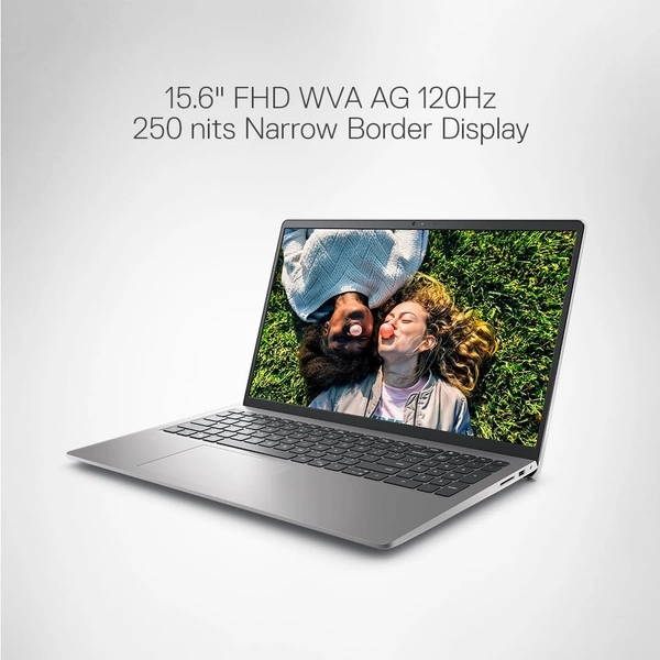 CORE I3- 12TH GEN- DELL INSPIRON 3520- Intel Core i3-1215U Processor, 8GB, 512GB, 15.6" (39.62cm) FHD Display, Win 11 + MSO'21, 15 Month McAfee Antivirus, Silver, Thin & Light-1.65kg