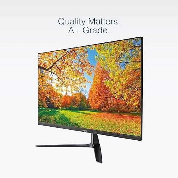 SIZE- 24"- FINGERS The Big Picture LED Monitor [23.8 (60.47 cm) FHD (1920x1080 px) Ultra-Slim & Frameless 16.7 m Colours Wall Mountable VGA, HDMI & Audio Out Ports - (Satin-2400, Black)