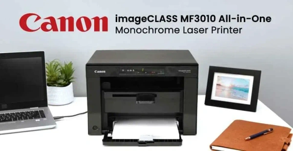LASERJET- Canon MF3010 Digital Multifunction Laser Printer, Black, Standard