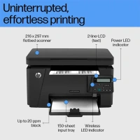 LASERJET- HP Laserjet Pro M126Nw All-in-One B&W Wireless Monochrome Laser Printers for Home: Print, Copy, & Scan, Compact, Easy Mobile Printing, Black