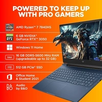 RYZEN- GAMING- HP Victus Gaming Laptop, AMD Ryzen7 7840Hs,16.1 Inch (40.9 Cm),Fhd,16 Gb Ram, 512Gb Ssd,Nvidia Geforce RTX 3050 Laptop Gpu,Performance Blue,16-S0095Ax - Windows 11 Home