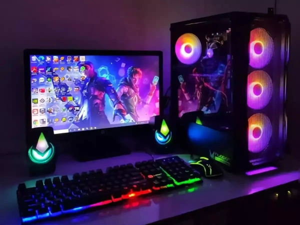 NEW PC SET OFFER-6 - INTEL CORE I5- PC SET With 22" LED HD Monitor +  16 GB Ram + 512 GB SSD + GAMING CABINET WITH RGB LED +RGB Gaming Multimedia USB Keyboard & Mouse@ 24999 Only ( Limited