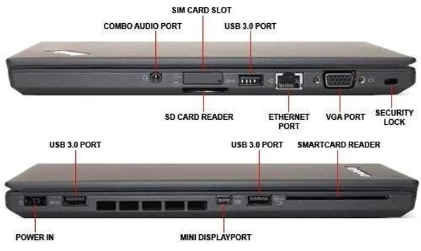 CORE I7- 5TH GEN- (Renewed) Lenovo Intel Core i7-  5600U 14-Inch (35.56 cms) 1920X1080 Laptop (8 GB/256 GB SSD/Windows/MS Office Pro  /Intel HD Graphics 4400/Black/1.70 kg), Thinkpad T450