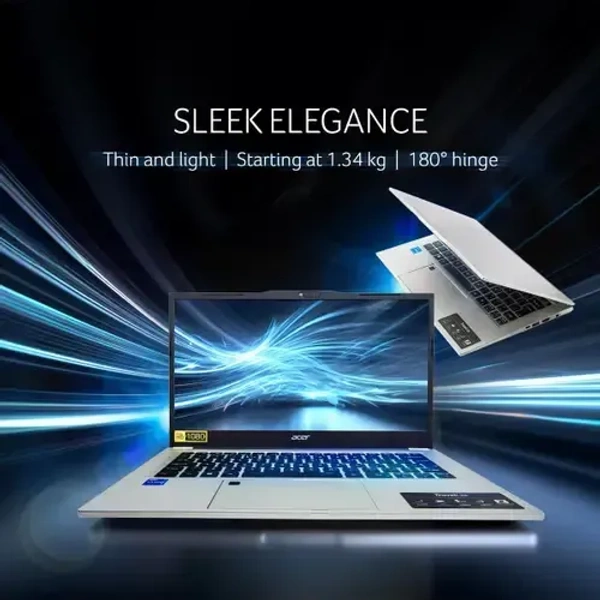 CORE I3- 12TH GEN- Acer TravelLite Business Laptop 12th Gen Intel Core i3-1215U Processor (Windows 11 Home/8 GB RAM/512 GB SSD) TL14-52M with 35.5 cm (14") Full HD Display, 1.34 KG