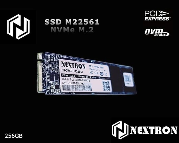 SSD- M.2 NVME- 256GB- Nextron M22561 256GB Internal SSD for Laptop, Desktop| SSD NVMe M.2