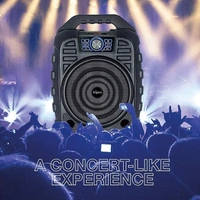 SPEAKERS- FINGERS Knockout Rugged 32 Watt Truly Wireless Bluetooth Portable Speaker (Black)