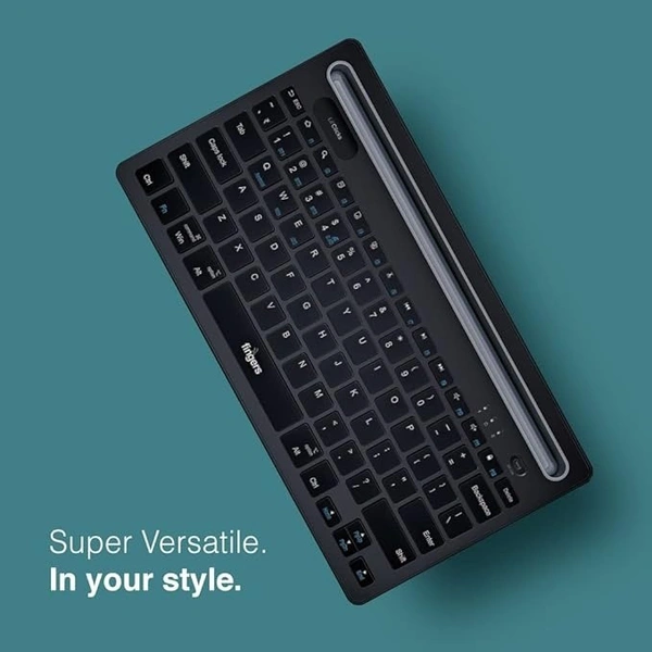 KEYBOARD- BTW- FINGERS Lil’Clicks Bluetooth Wireless Mini Keyboard (Bluetooth + Wireless 2.4 GHz | Compatible with Windows, macOS, Android, Linux & Chrome OS)