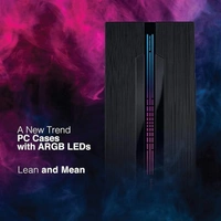 CABINET- RGB- Fingers RGB-Bruno (SG) Computer Case (with Side Transparent Glass | Full ATX PC Cabinet with ARGB LEDs)