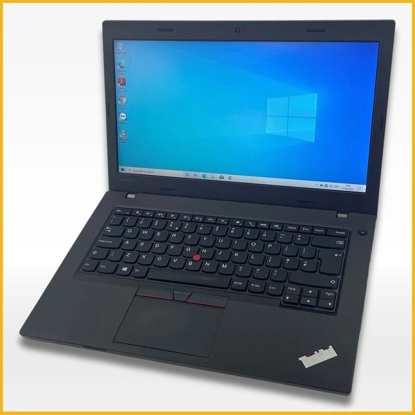 CORE I5- 6TH GEN- (Renewed) Lenovo ThinkPad T470 14inches Laptop - Intel Core i5 6th Gen/8 GB - 256 GB SSD/Windows 10/MS Office Pro /Integrated Graphics/Business Laptop, Black