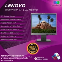  SKU-495/ SIZE 17"/ Lenovo Monitors/ SQURE /WIDE LCD & LED BRANDED REFURB  MONITOR @1499 ONLY.