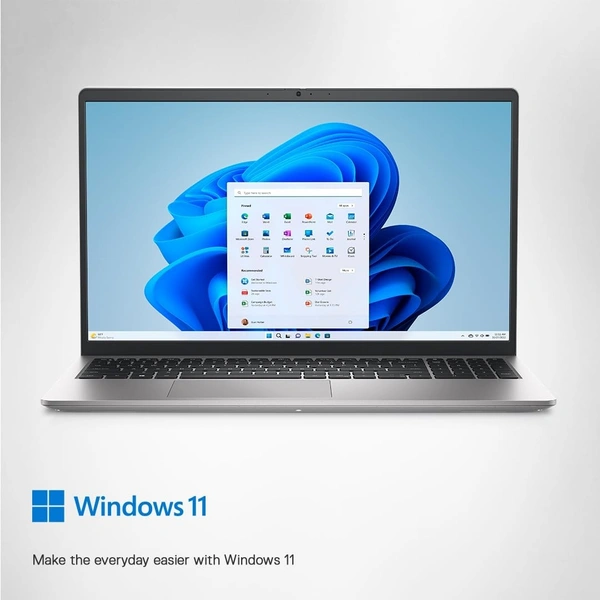 CORE I3- 12TH GEN- DELL INSPIRON 3520- Intel Core i3-1215U Processor, 8GB, 512GB, 15.6" (39.62cm) FHD Display, Win 11 + MSO'21, 15 Month McAfee Antivirus, Silver, Thin & Light-1.65kg