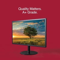 SIZE- 19" - FINGERS Satin-1859 LED Monitor (18.5 Screen Size, 1366 x 768 HD Resolution, IPS Panel, Anti-Glare Screen Display, VGA+HD Interface)