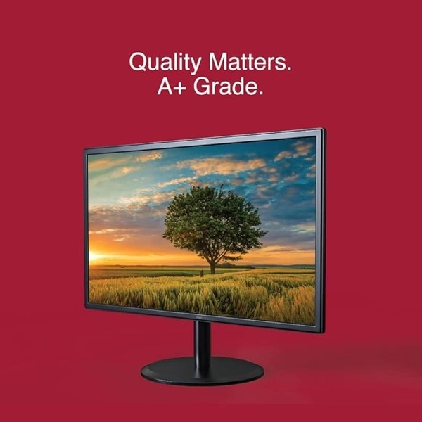 SIZE- 19" - FINGERS Satin-1859 LED Monitor (18.5 Screen Size, 1366 x 768 HD Resolution, IPS Panel, Anti-Glare Screen Display, VGA+HD Interface)