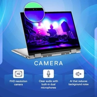 CORE I3- 13TH GEN- Dell Inspiron 7430 2in1 Laptop, Intel Core i3-1315U Proc, 8GB, 512GB SSD, 14.0" (35.56cm) FHD+ Touch, Active Pen, Win 11 + MSO'21, 15 Months McAfee, Backlit KB + FPR, Silver, 1.58kg - 