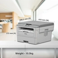 LASERJET-Brother DCP-B7500D Automatic Duplex Laser Printer with 34 Pages Per Minute Print Speed, Multifunction (Print Scan Copy), LCD Display, 128 MB Memory, Large 250 Sheet Paper Tray, USB Connectivity Visit the Brother Store