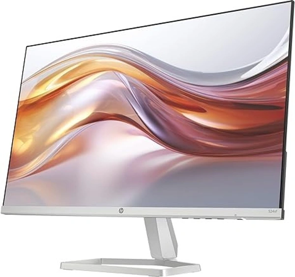 SIZE- 24"- HP Series 5 524sf Monitor 94C17AA#ABA (Replaces M24f) Bundle with Docztorm Dock, 24" FHD IPS (1920x1080) Display, 1x HDMI, 1x VGA, Flicker-Free, Ideal for Home & Business, Black/Silver